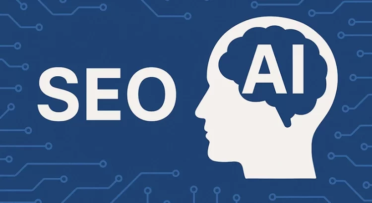 a blue background with a white head and a brain