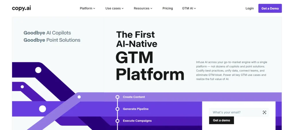 copy.ai best ai tools for marketers