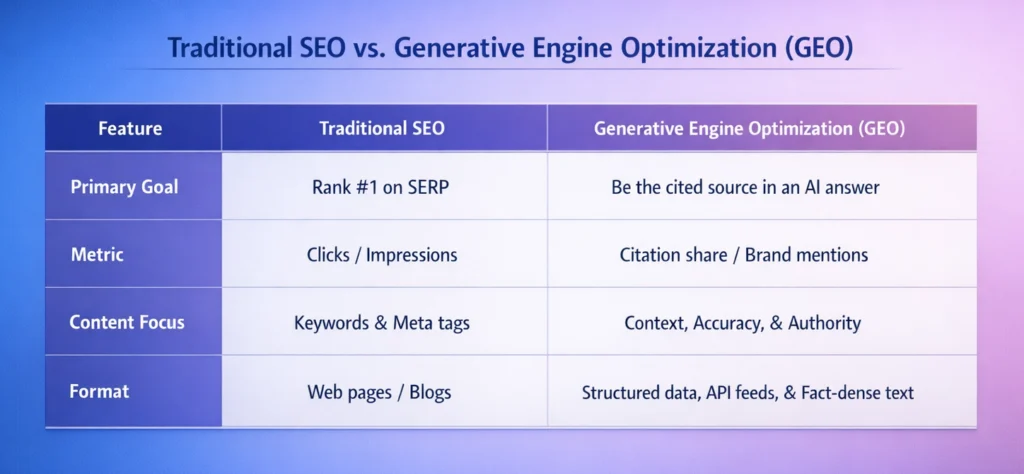seo vs geo