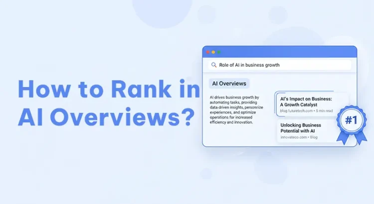 how to rank in ai overviews