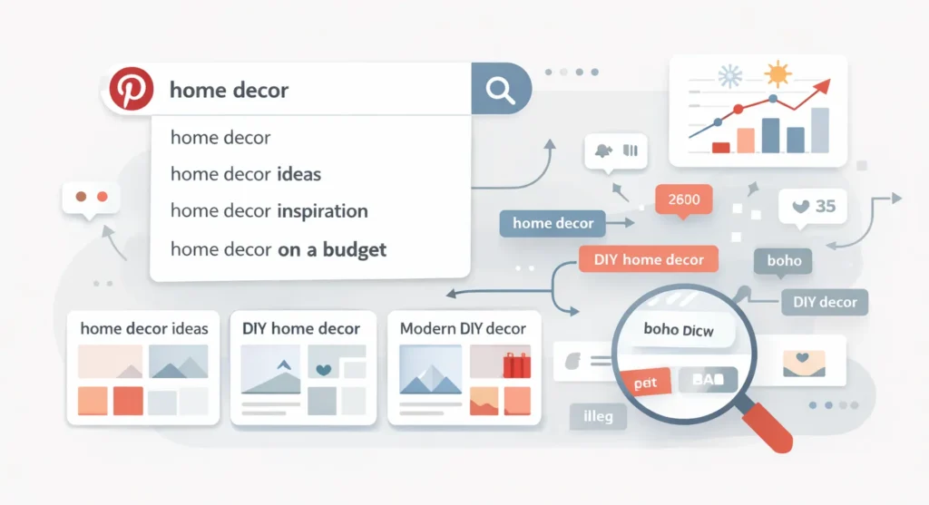 Keyword mapping for Pinterest SEO