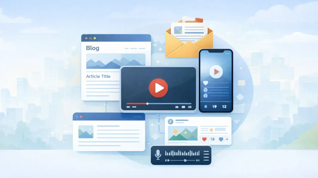 choosing the right content formats for small business marketing