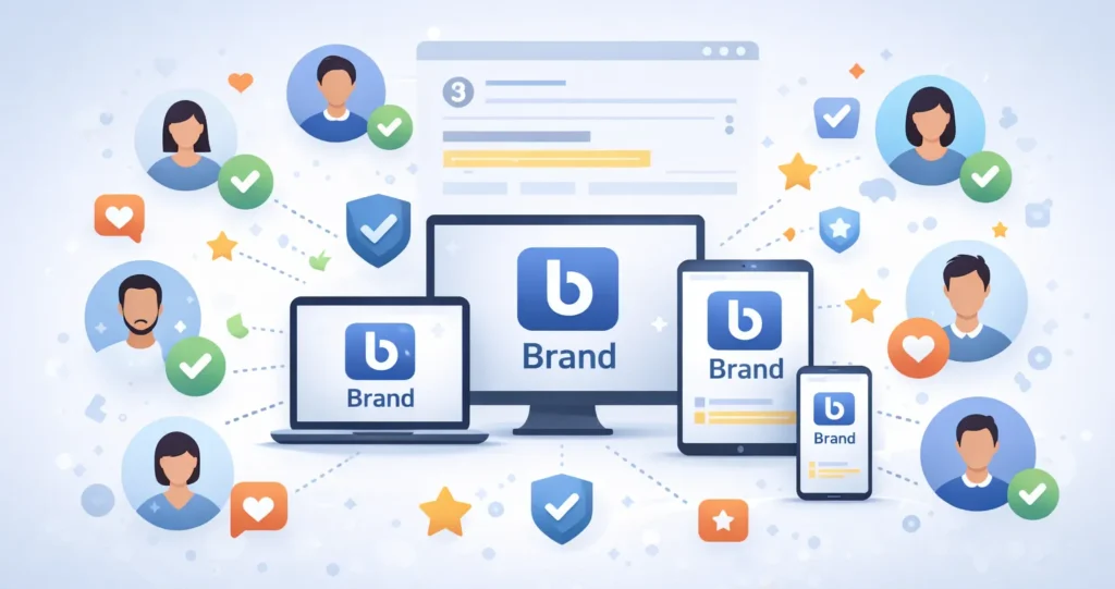 social media brand authority and SEO trust